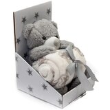 Bbo set plišana igračka + ćebence Bear Grey | ePonuda.com