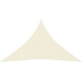 vidaXL Senčno jadro 160 g/m² krem 2,5x2,5x3,5 m HDPE Cene
