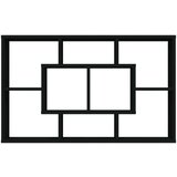  Polica crna 85 x 16 x 52 5 cm od konstruiranog drva | shoptok.hr