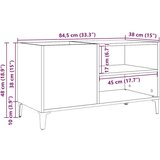 vidaXL Ormarić za ploče boja hrasta 84,5x38x48 cm konstruirano drvo | shoptok.hr