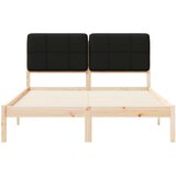  Posteljni okvir z oblazinjenim vzglavjem Črna 150 x 200 cm, (5000101710) | Shoptok.si
