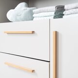 Roba Svetlo siva otroška komoda s previjalnim pultom 107x98x75 cm Lea – | Shoptok.si