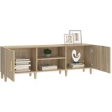 TV ormarić boja hrasta sonome 150x30x50 cm konstruirano drvo | shoptok.hr