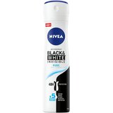 Nivea Invisible Black & White Pure antiperspirant in dezodorant proti belim in rumenim madežem 150 ml | Shoptok.si