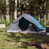  Kupolasti šator za kampiranje za 4 osobe plavi vodootporni | shoptok.hr