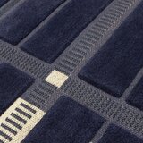 Asiatic Carpets Temno modra/bež ročno tkana volnena preproga 200x290 cm – | Shoptok.si