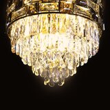  Plafonsko svetlo LUXURIA 9xE14/40W/230V, prečnik 48 cm, zlatna | Eponuda.com