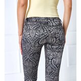 Gemre Black-graphite women's trousers Basmin u