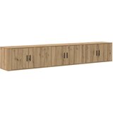  Zidni TV ormar set 3 pcs Umjetnički hrast 80 x 34,5 x 40 cm | Eponuda.com
