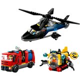 Lego HELIKOPTER, VATROGASNI KAMION I PODMORNICA 60462 | Eponuda.ba