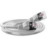 Slim Wirewin PKW-LIGHT-STP-K6 0.25 WS RJ45 omrežni kabel\, Patch kabel CAT 6 U/FTP 0.25 m bela 1 kos, (20418222) | Shoptok.si