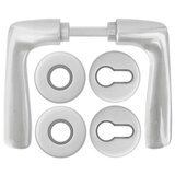 Madras doo Beograd Kvaka EVA za drvena vrata ROZETNA CILINDAR, srebrna BANE (1600.64.218) | ePonuda.com