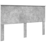 vidaXL Vzglavje z vzglavjem Betonsko siva 160 cm Konstruiran les | Shoptok.si