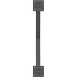 vidaXL noge kavne mizice x-oblika 2 kosa antracit 70x(72-73) cm jeklo | Shoptok.si