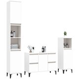  3-dijelni set kupaonskog namještaja bijeli konstruirano drvo | shoptok.hr