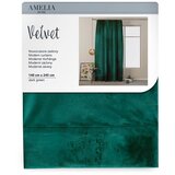 Restilo Zelena žametna zavesa AmeliaHome Velvety, 245 x 140 cm | Shoptok.si
