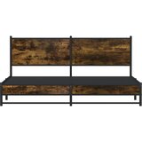  Metalni okvir kreveta bez madraca boja hrasta 160x200 cm | shoptok.hr