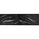 TV omarica črni marmor 140x40x40,5 cm kaljeno steklo, (20913203) | Shoptok.si