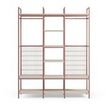 Marckeric Otvoreni željezni ormar boje terakote 140x179,5x40 cm Amara – | shoptok.hr