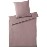Elegante Smooth set posteljnine iz muslina - rdeča - 70x90 cm + 135x200 cm | Shoptok.si