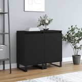 vidaXL Komode 2 kom crne 40 x 35 x 70 cm od konstruiranog drva Cijene