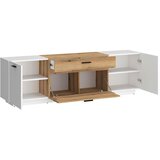Modern Living Tv-element Dalano, Bela, Barva Hrasta | Shoptok.si
