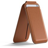 Satechi MagSafe ohiÅ¡je za kartice za iPhone s funkcijo usnjenega drÅ¾ala, Svetlo rjava, (21085247) | Shoptok.si
