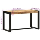 vidaXL Klupa 80x35x45 cm Puno grubo drvo Mango | shoptok.hr