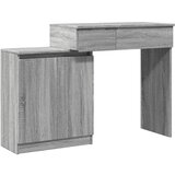  The Living Store Toaletna mizica z ogledalom siva sonoma 115x37x110,5 cm - Toaletna Mizica, (21497271) | Shoptok.si