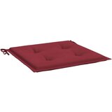  Jastuci za vrtne stolice 6 kom boja vina 50x50x3 cm od tkanine | shoptok.hr