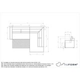 Miuform Antracitno siva sklopiva kutna garnitura od samta Brave Dave – | shoptok.hr
