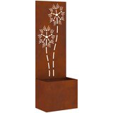  Privatnost u vrtu Cvjetni Rđa 50 x 32 x 150 cm Otporni čelik | shoptok.hr