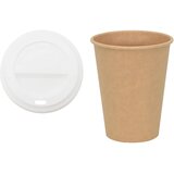  Papirnate šalice za kavu s poklopcem 1000 kom 12 oz 300 ml | Eponuda.ba