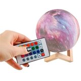 ISO TRADE 3D noćna svjetiljka Mjesec 15 cm, 16 boja, s daljinskim upravljačem | shoptok.hr