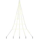 vidaXL LED božično drevesce med 168 LED Toplo bela 511 cm Kovina | Shoptok.si