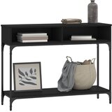  Konzolni stol crni 100 x 30,5 x 75 cm od konstruiranog drva | shoptok.hr