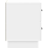  Noćni ormar s ladicama Bijela visokog sjaja 43 x 34,5 x 44,5 cm | Eponuda.com