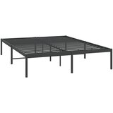 Metalni okvir za krevet crni 160x200 cm | Shoptok.si