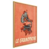  Plakat - Gramophone 60x90 Zlatni okvir | shoptok.hr