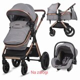 Coccolle Otroški voziček 3in1 Melora Mestno siva smart | Shoptok.si