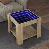  Stolić za kavu LED boja hrasta 53x53x45 cm konstruirano drvo | Eponuda.ba