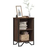 vidaXL Knjižna omara rjavi hrast 50x31x74,5 cm inženirski les | Shoptok.si