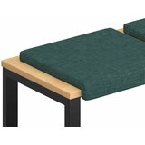 Jastučić za klupu 4 kom. Tkanina Tamnozelena Dubina 35 cm | shoptok.hr