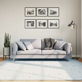 vidaXL Preproga HUARTE kratka vlakna mehka in pralna modra 200x200 cm | Shoptok.si