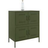  Komoda maslinastozeleni 68 x 39 x 79 cm čelična | shoptok.hr