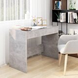 vidaXL Pisalna miza betonsko siva 101x50x76,5 cm iverna plošča Cene