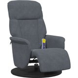  Krevetna stolica za masažu Tamno siva 91 x 71 x 105.5 cm Baršun | shoptok.hr