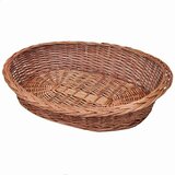 vidaXL košara za psa / krevet za ljubimce od vrbe prirodna boja 90 cm | shoptok.hr