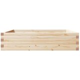  Vrtno cvetlično korito 100x100x23 cm trdna borovina | Shoptok.si