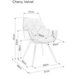 Molarem Home Stolica Cherry-žuta | shoptok.hr